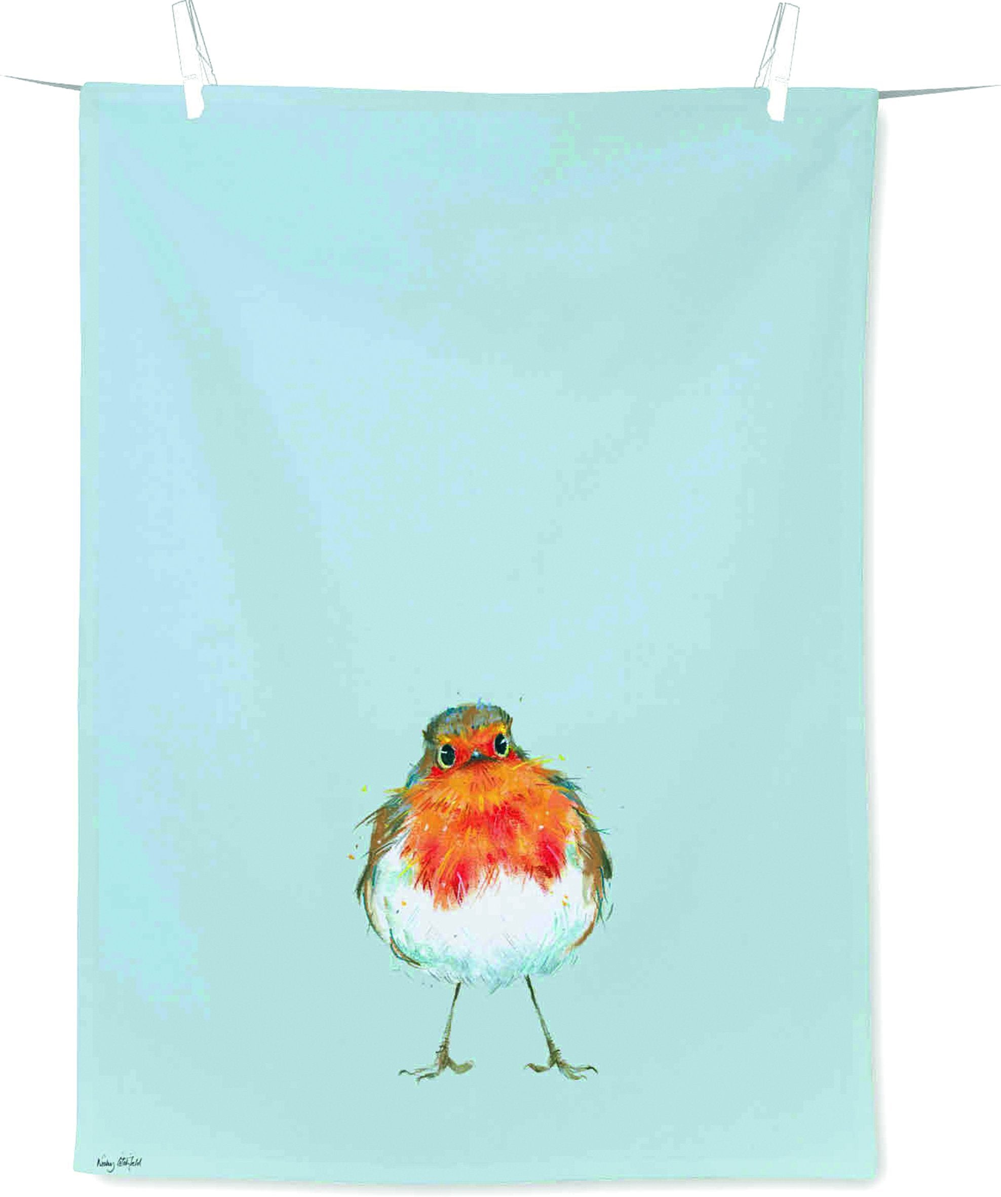 Geschirrtuch ROBIN CHICO blue (70cmx50cm)