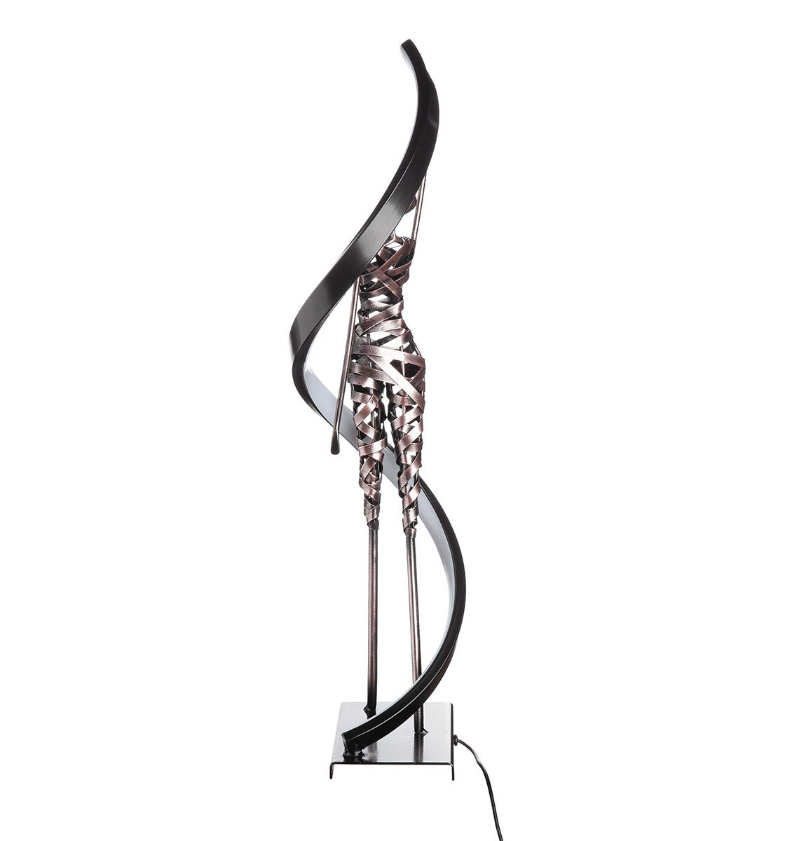 Leuchte "Frau Essence" 60cm schwarz (Eisen/LED)