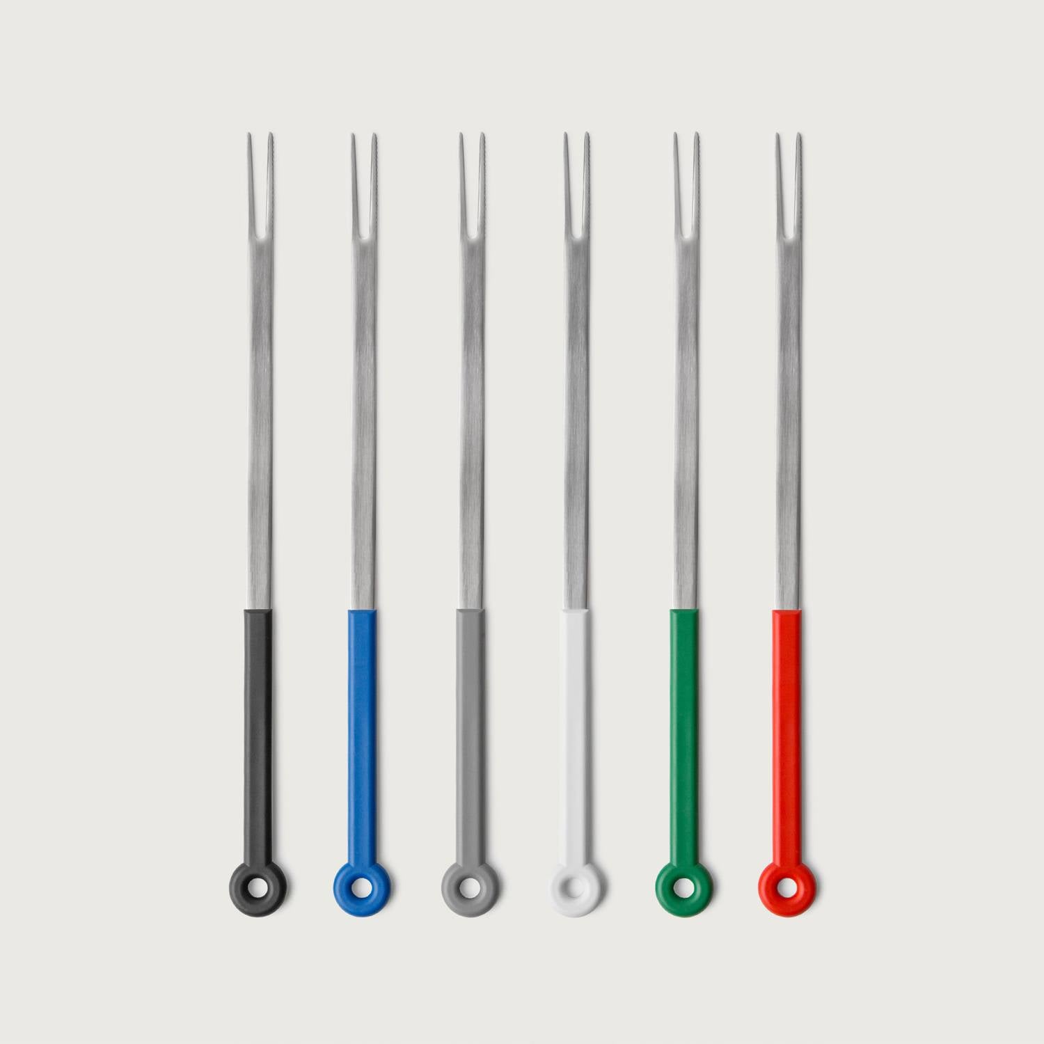 Mono Ring Fonduegabeln 6er Set (farbig sortiert) Mono Ring Fonduegabeln 6er Set (farbig sortiert)