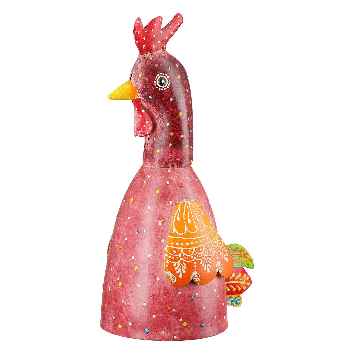 Zaunhocker "Hahn Fred rot/lila" (Metall) Zaunhocker "Hahn Fred rot/lila" (Metall)