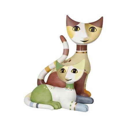 Katzen "Nima e Carino" 24cm (Rosina Wachtmeister) Katzen "Nima e Carino" 24cm (Rosina Wachtmeister)