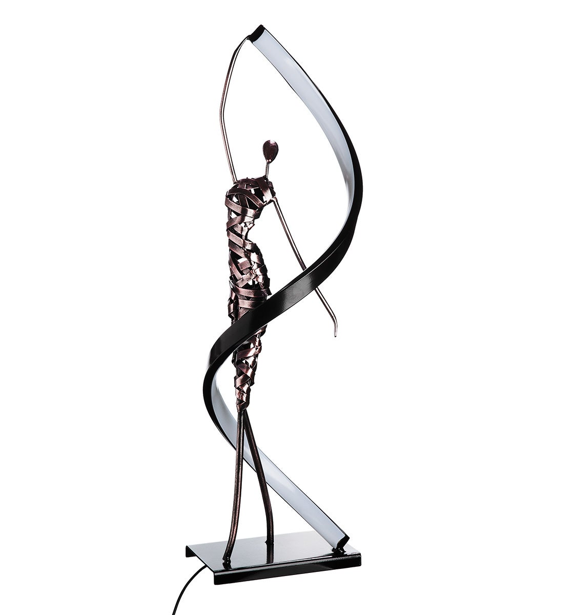 Leuchte "Frau Essence" 60cm schwarz (Eisen/LED)