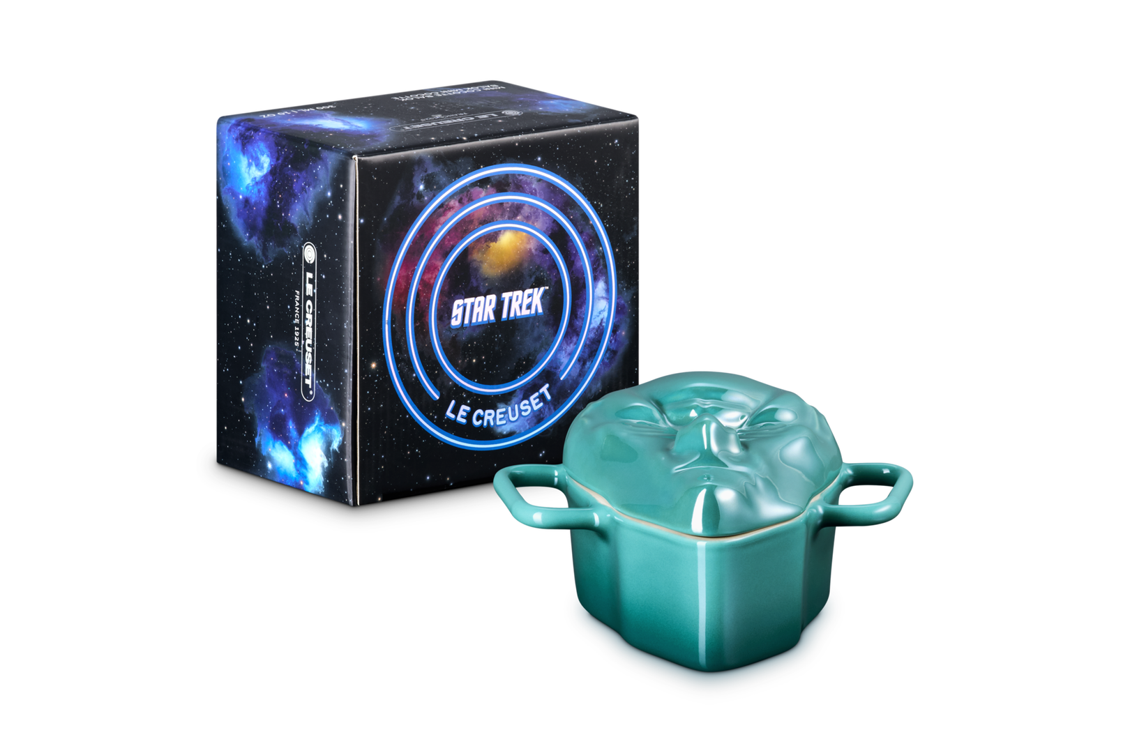 Mini-Cocotte "Balok" 300ml Pearlized Bleu Riviera (STAR TREK)