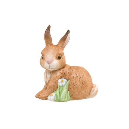 naturnaher Minihase "Im Ostergras" 5,5cm