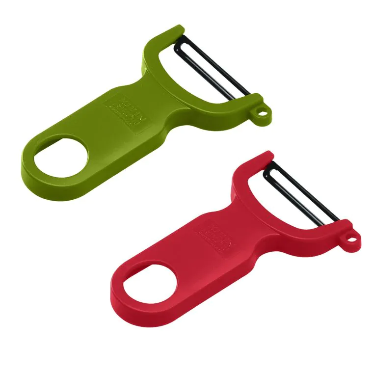 Swiss Peeler Sparschäler Set rot und grün 2 Stk