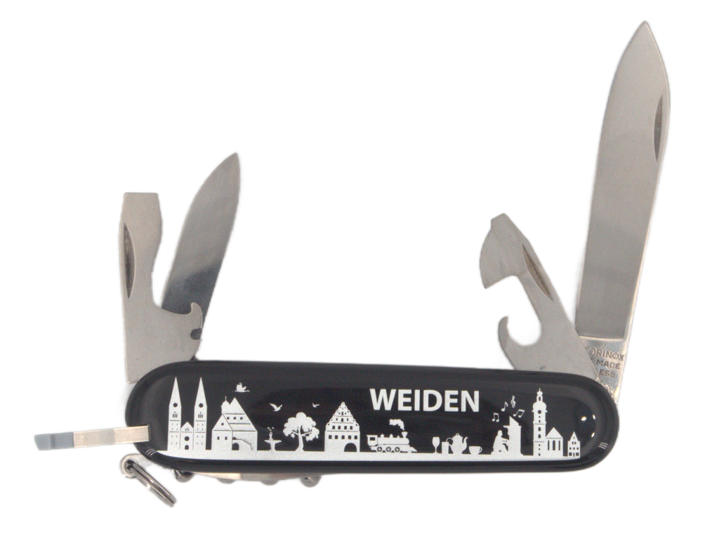 Offiziersmesser SPARTANser WEIDEN, schwarz