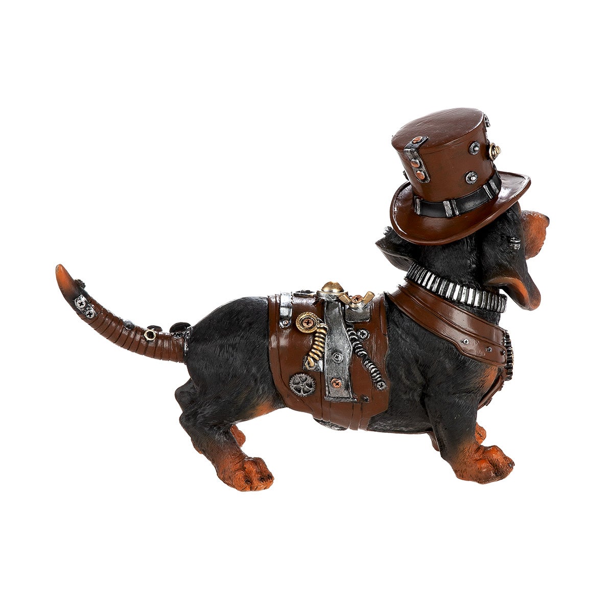 Dackel "Steampunk Dachshund" (Kunstharz)