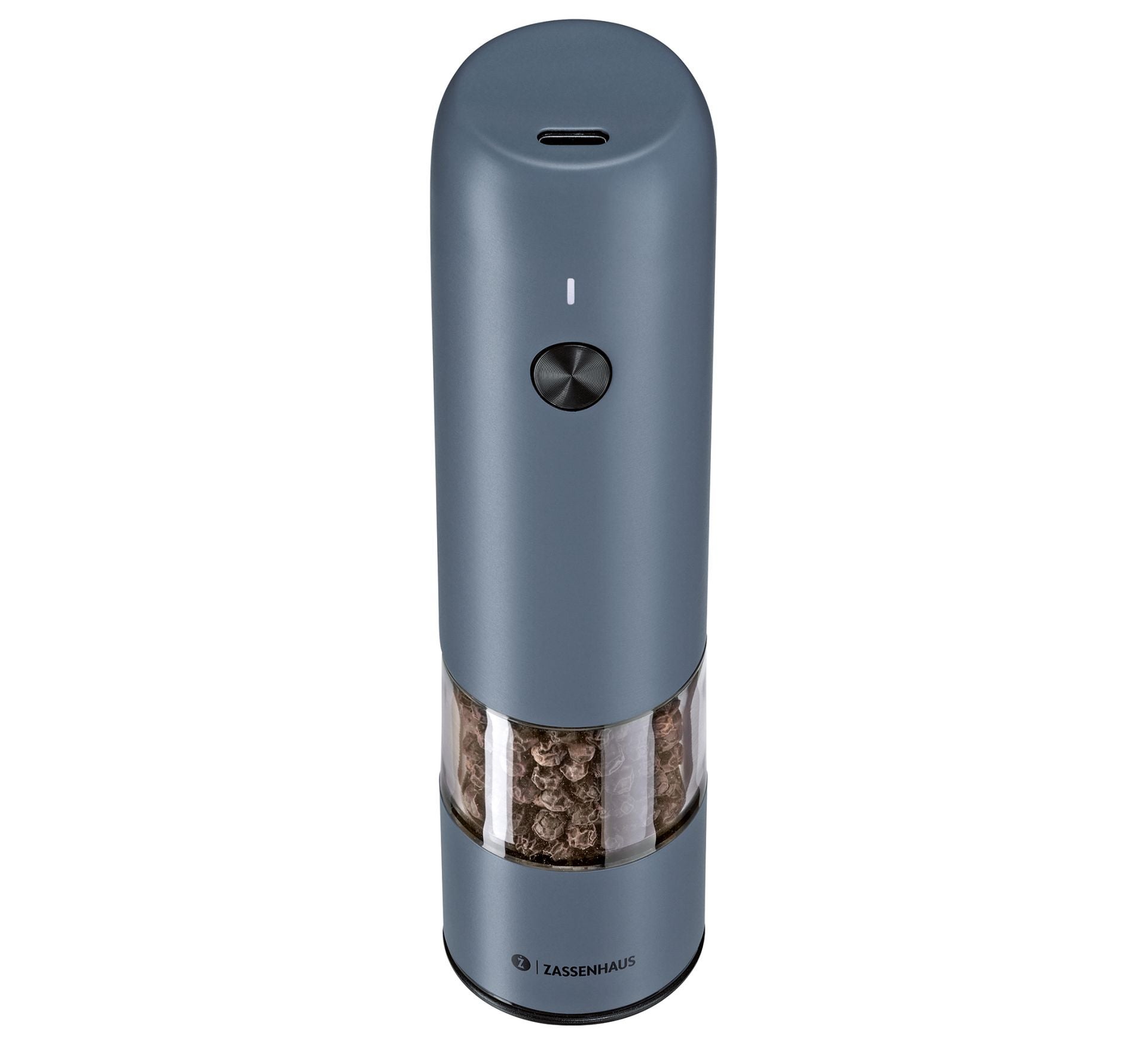 Pfeffermühle KÖLN USB elektrisch 14 cm blau