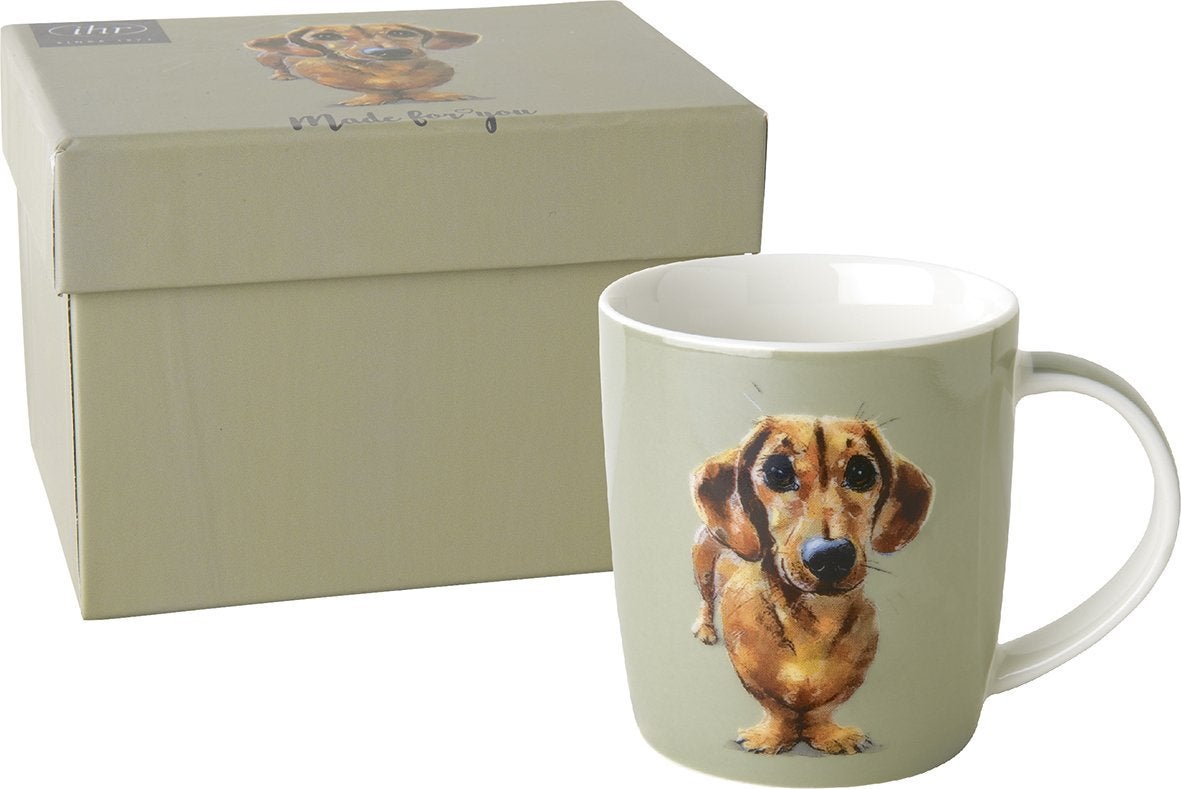 Henkelbecher DOG BUDDY linen