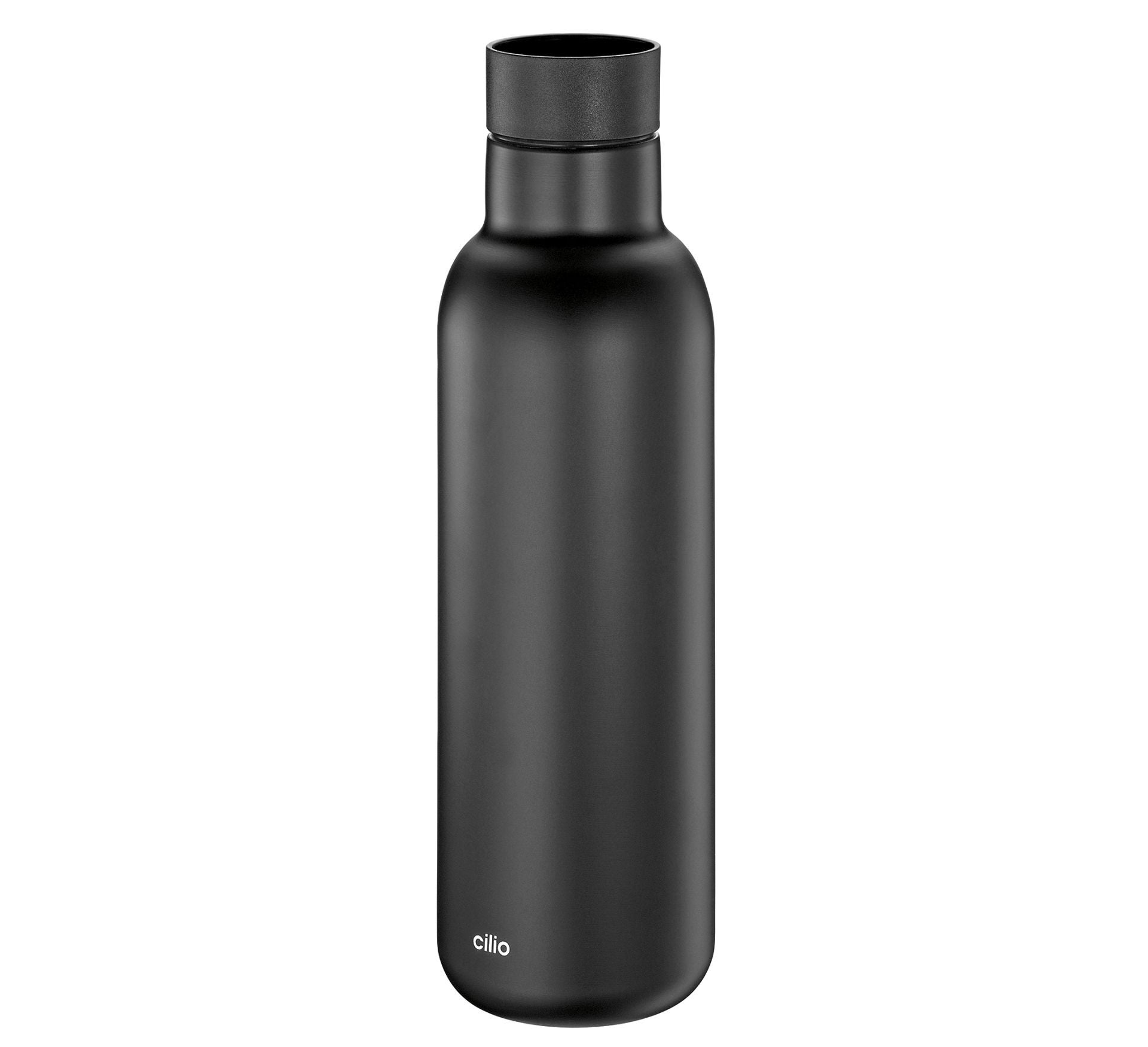 Isoliertrinkflasche DELUXE 450 ml schwarz matt