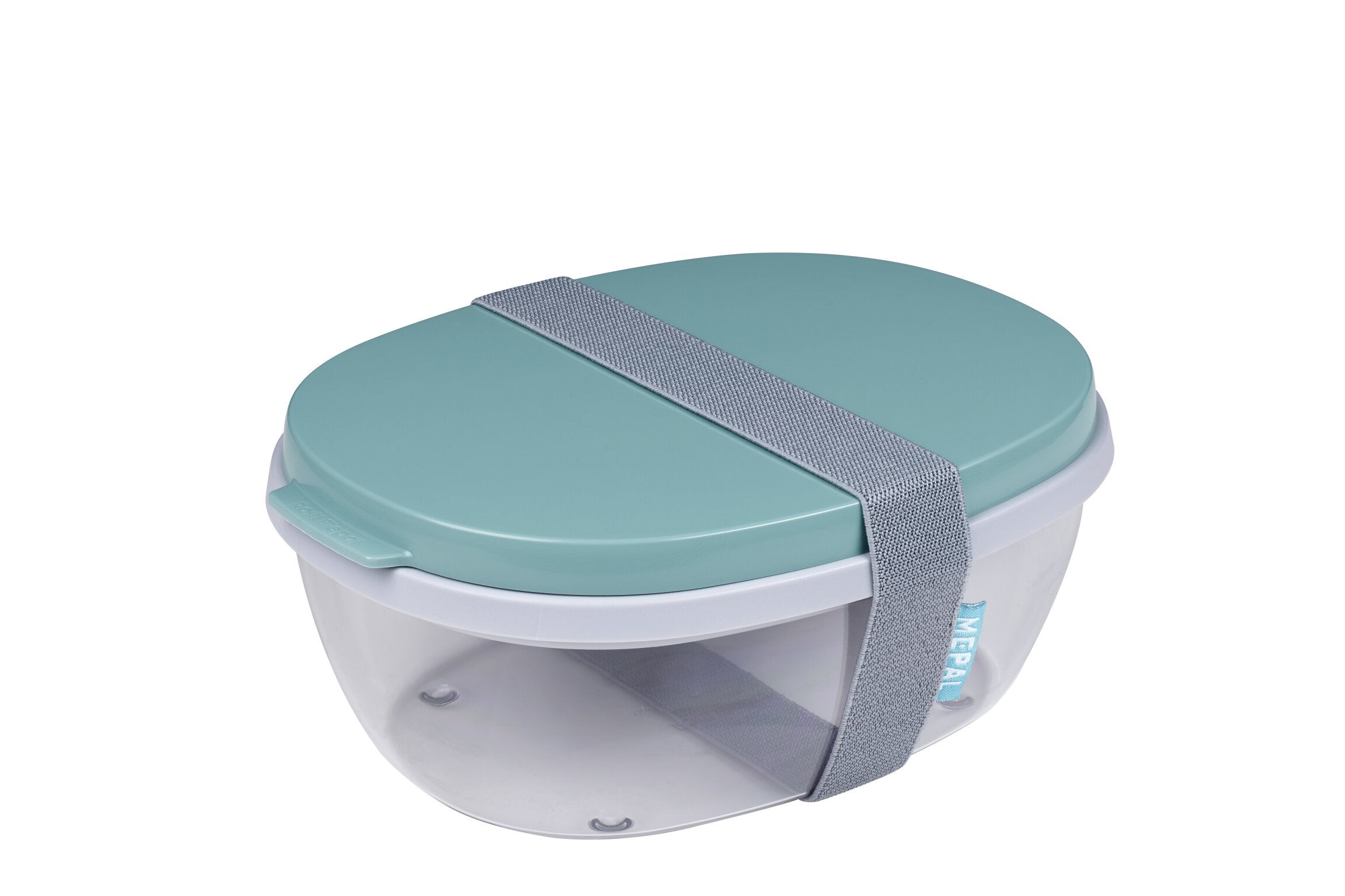 Salatbox ellipse - nordic green