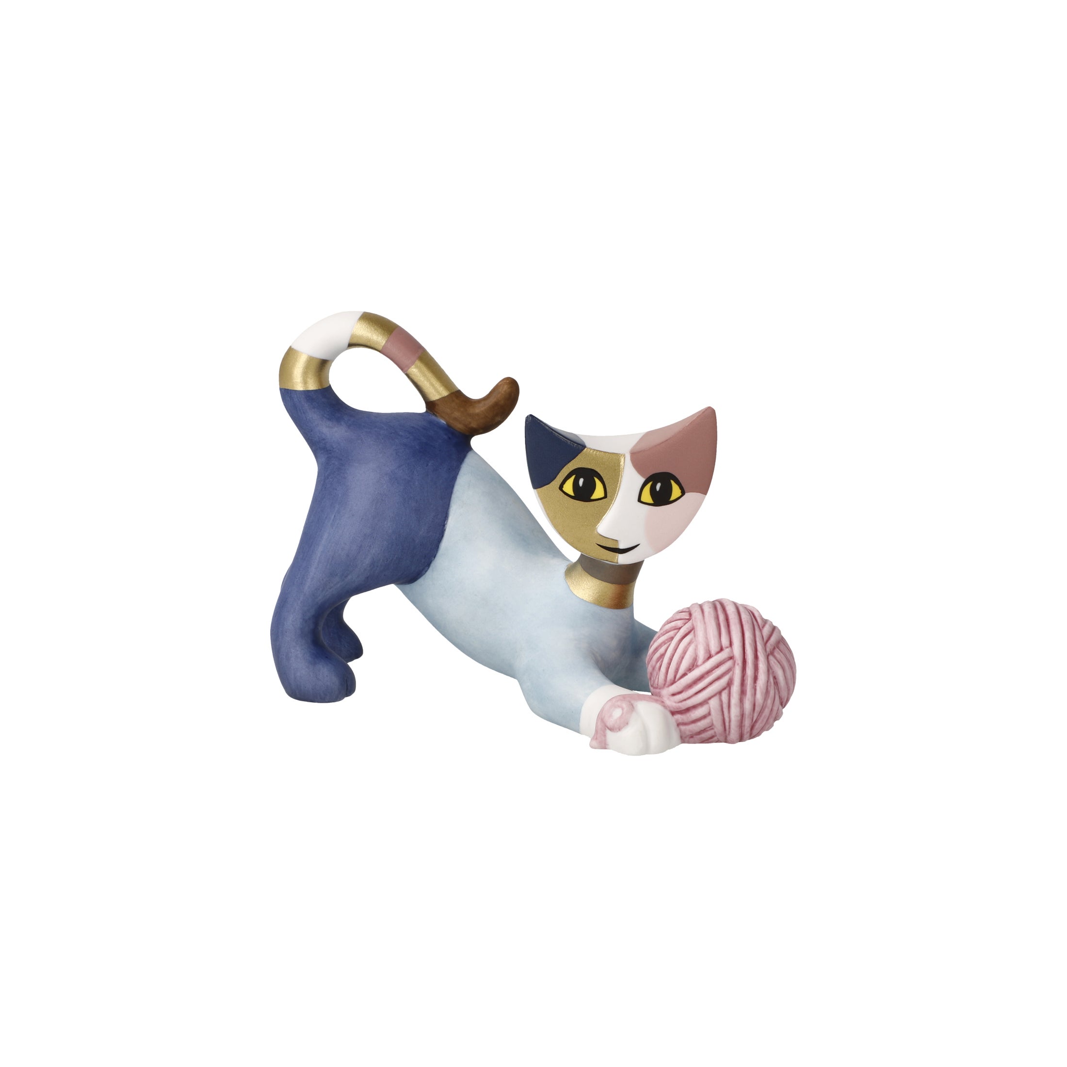 Katze "Gioco col gomitolo" (Rosina Wachtmeister)
