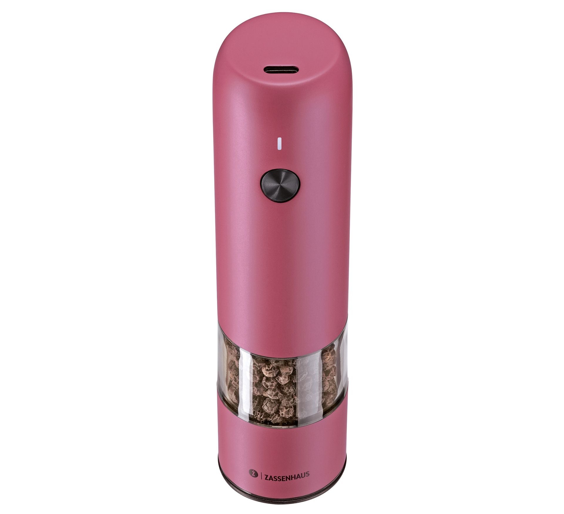 Pfeffermühle KÖLN USB elektrisch 14 cm fuchsia