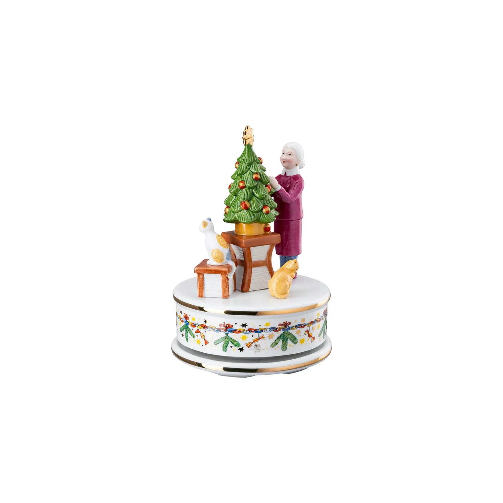 Spieluhr gross 2024 "Weihnachtsleuchten" (limitiert auf 999 Exp.) Melodie: "O Tannenbaum"