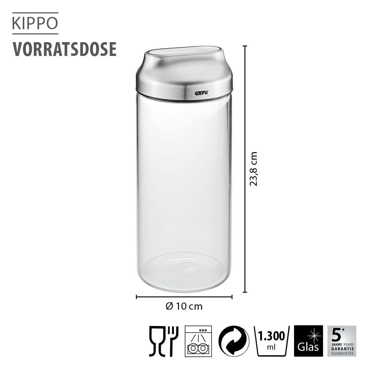 Vorratsdose KIPPO, 1.300 ml