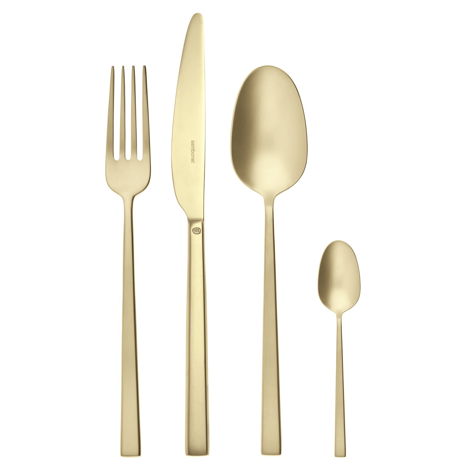Besteck 24-tlg. "Rock Antique Champagne" (Edelstahl/PVD) Besteck 24-tlg. "Rock Antique Champagne" (Edelstahl/PVD)