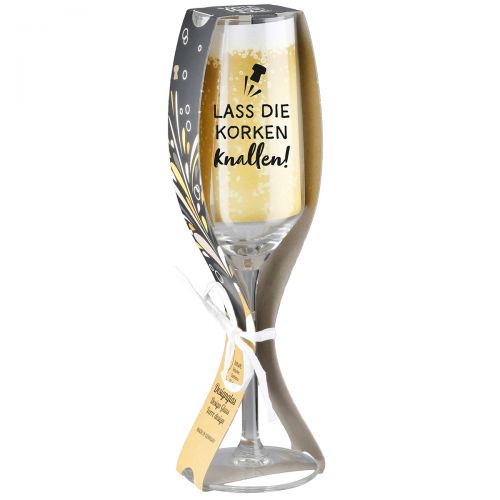 Sektglas Nr.4 "Lass die Korken knallen!"