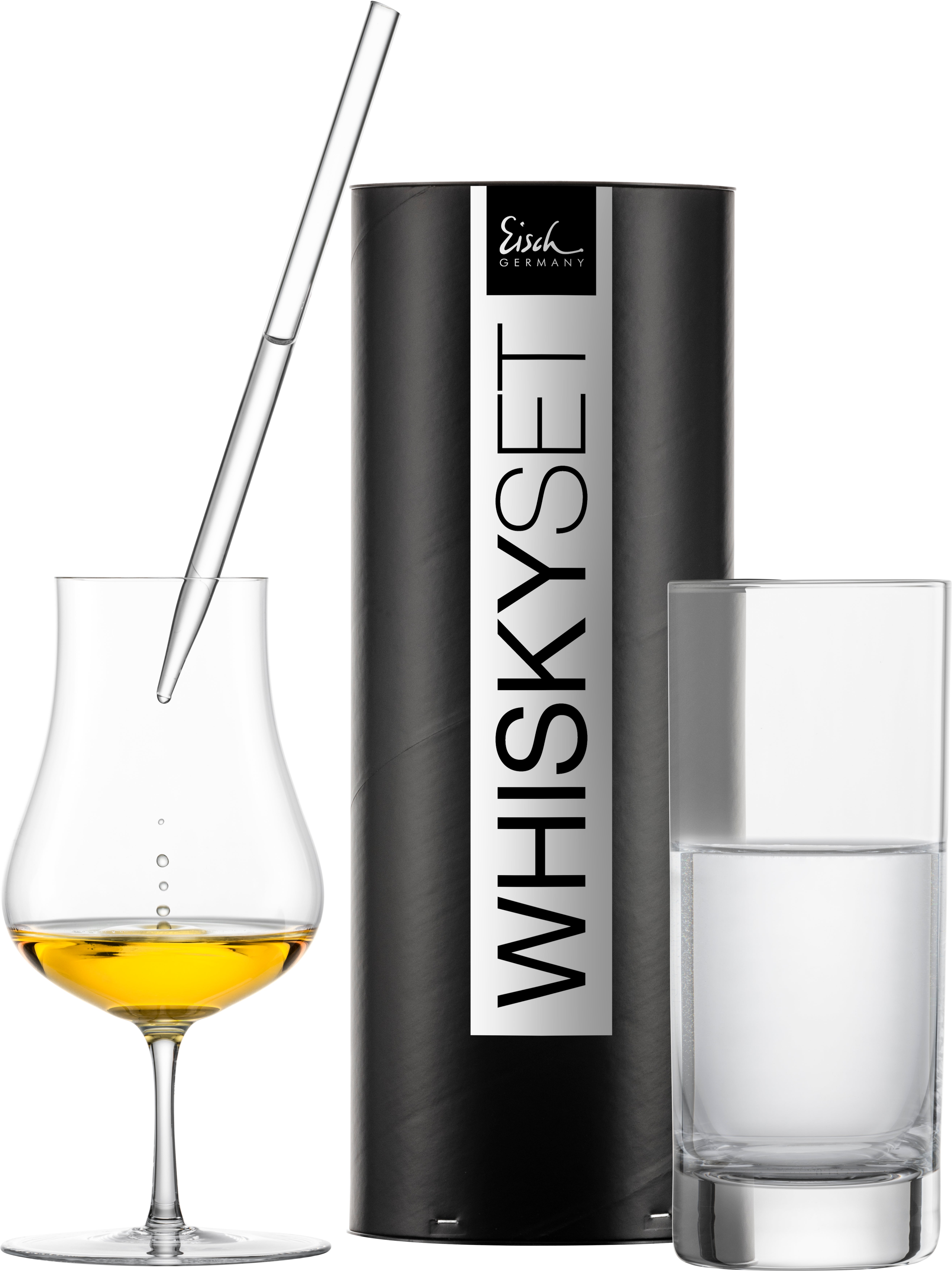 3-tlg. Whisky-Set UNITY SENSISPLUS (Malt Whisky Glas + Wasserglas + Pipette) 900/4 3-tlg. Whisky-Set UNITY SENSISPLUS (Malt Whisky Glas + Wasserglas + Pipette) 900/4