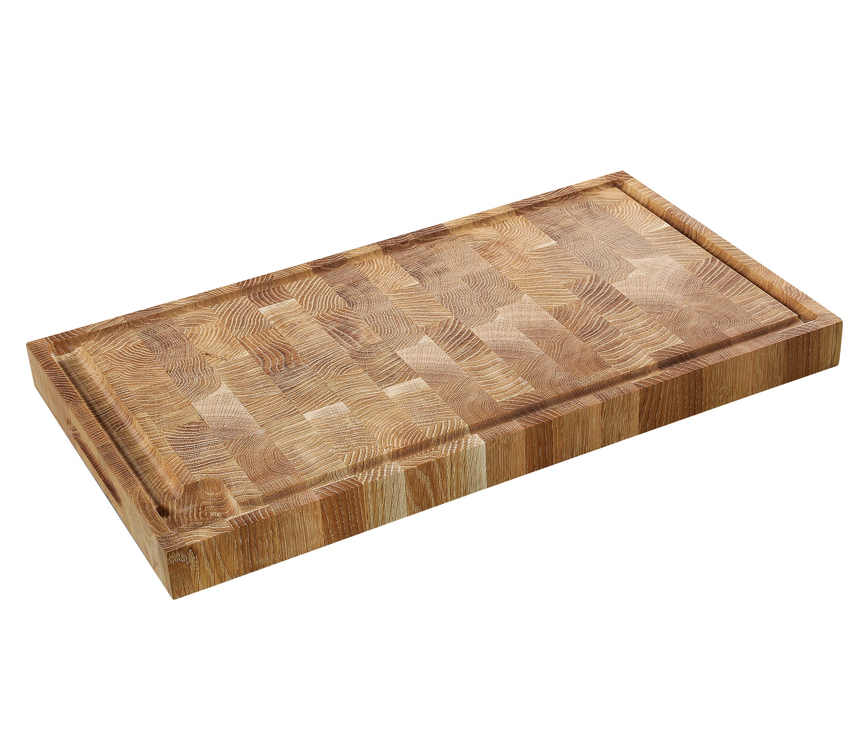 Hackblock 54 x 30 x 4 cm Eichenholz