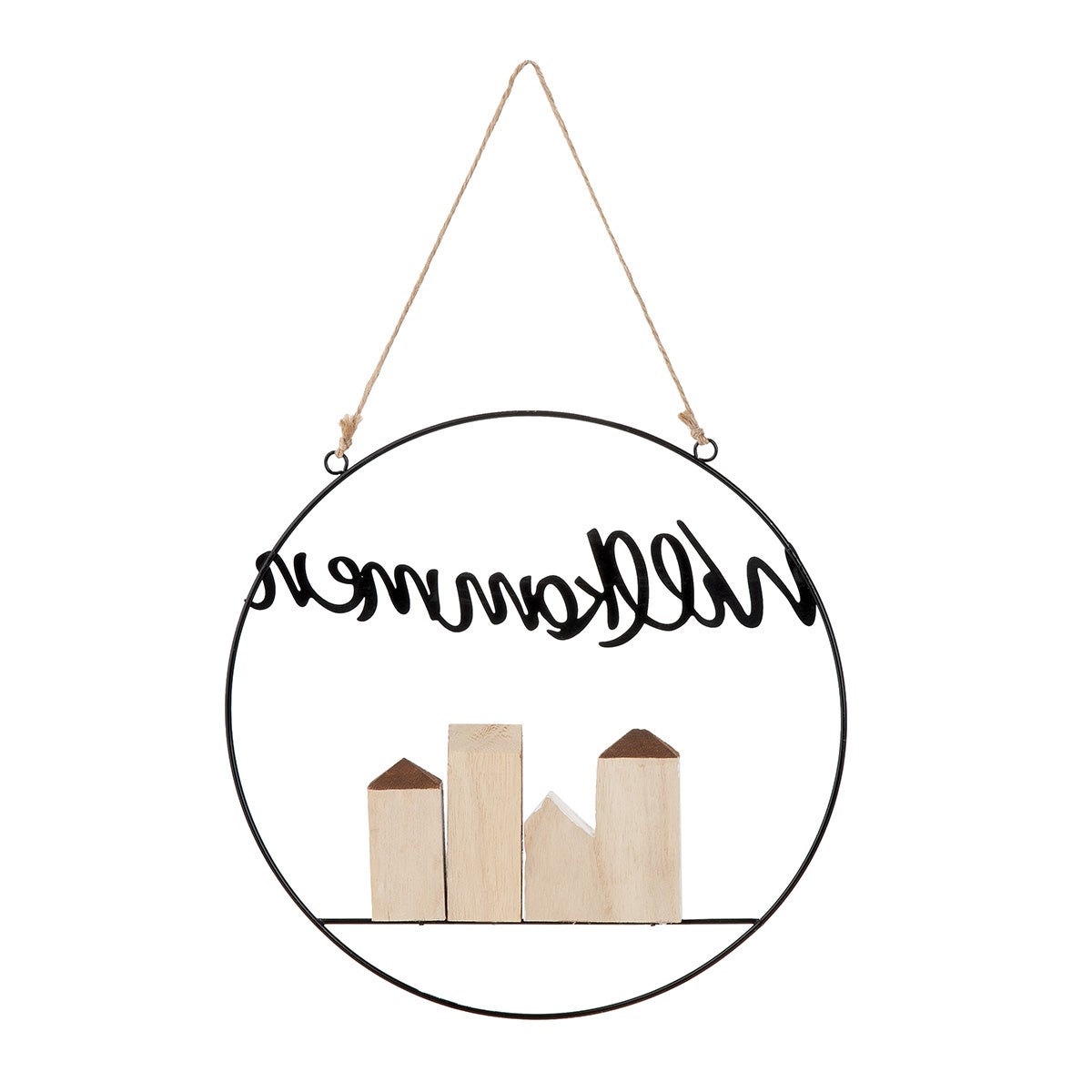 Hänger "Willkommen - City" Ø25cm