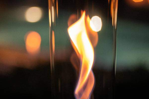 Tischfeuer PIN air 900 Eiche