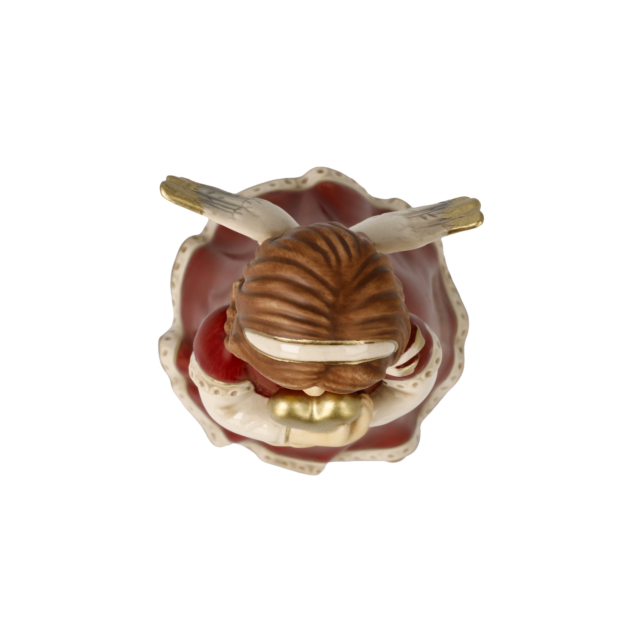 Engel "Herzenswärme" 15cm (Bordeaux)