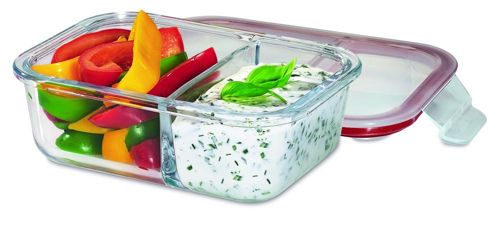 Lunchbox/Vorratsdose, Glas, groß Lunchbox/Vorratsdose, Glas, groß
