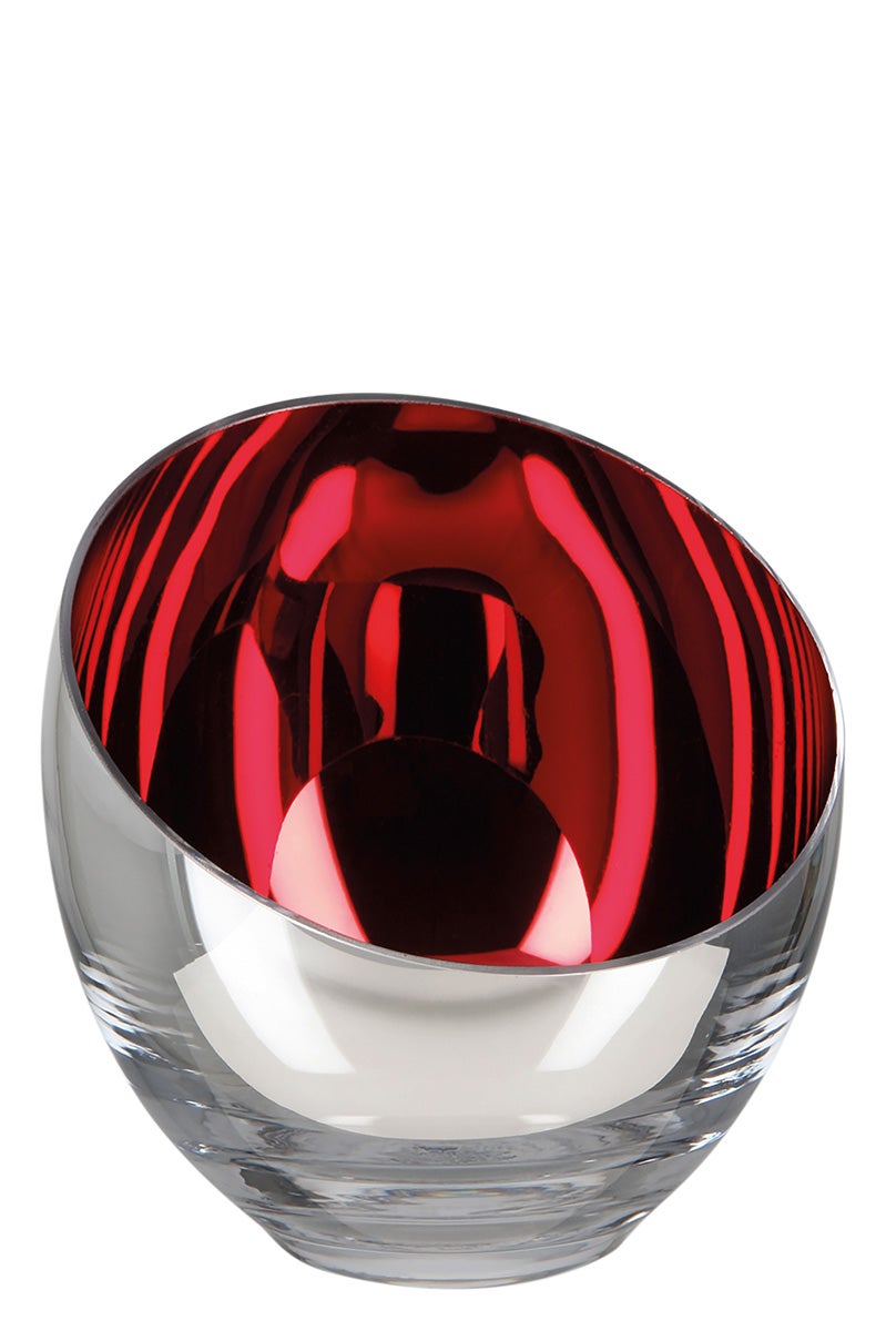 Teelicht "Candy" rot (Glas)