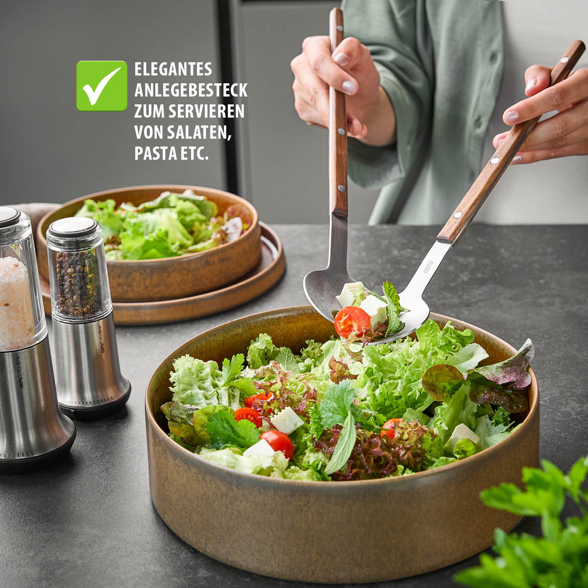 Salatbesteck FILIGO, 2-teilig
