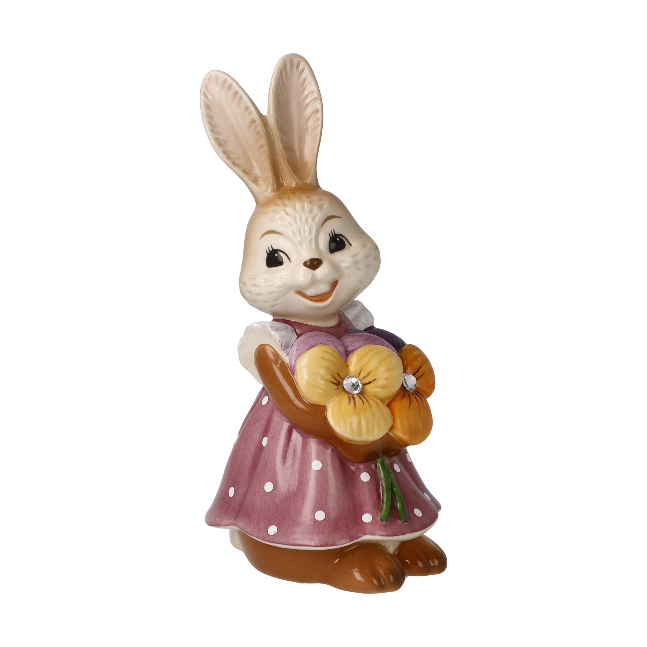 Hase "Blumen sind das Lächeln der Erde!" 12cm