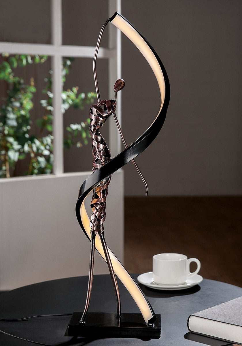 Leuchte "Frau Essence" 60cm schwarz (Eisen/LED)
