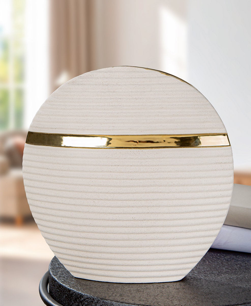 Vase "Dune" 30,5cm beige (Keramik)