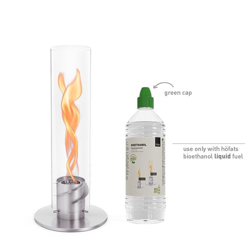 Tischfeuer 1200 SPIN silber