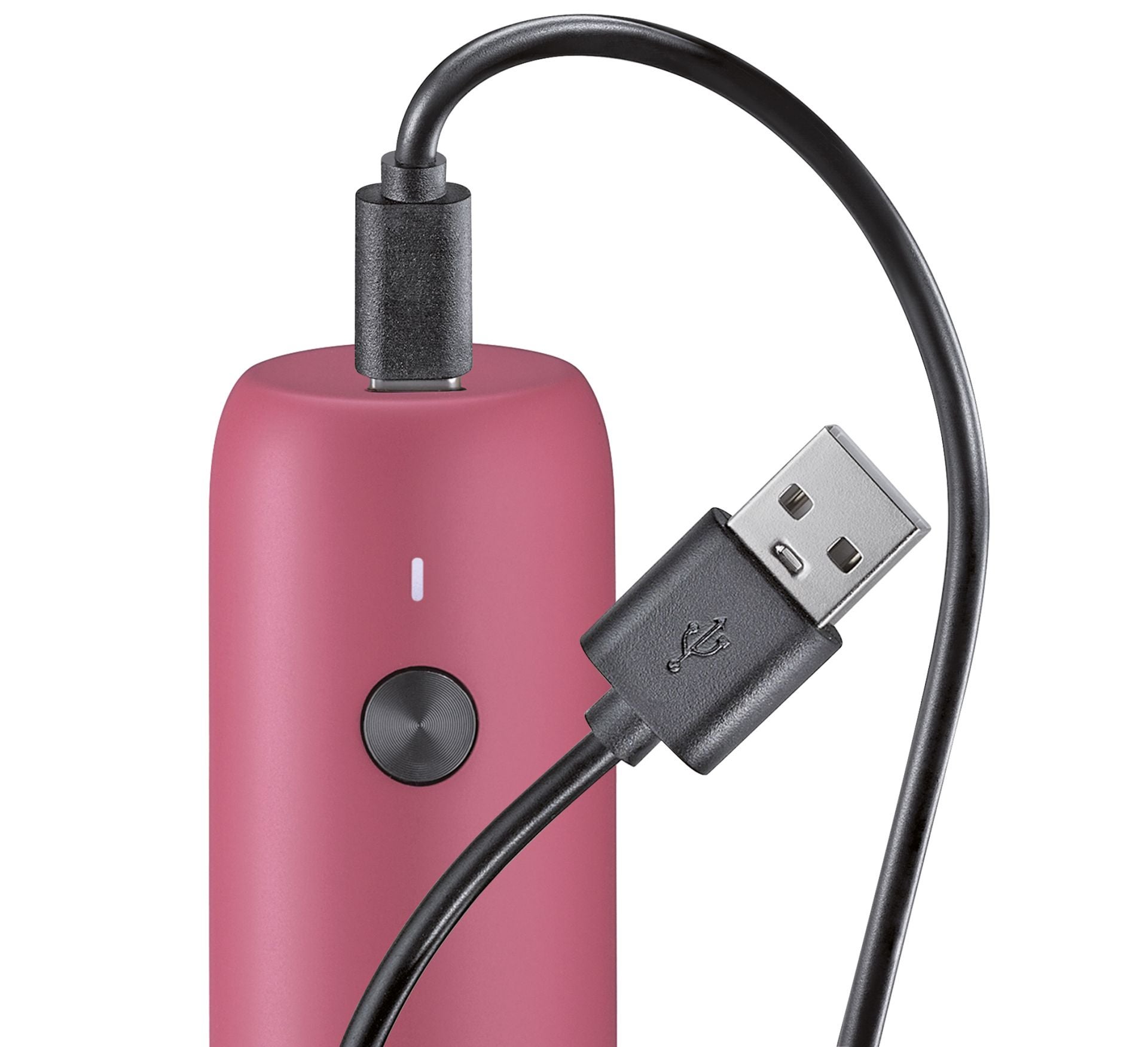 Pfeffermühle KÖLN USB elektrisch 14 cm fuchsia