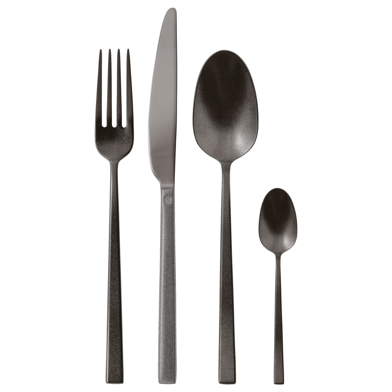 Besteck 24-tlg. "Rock Diamond 2Black" (Edelstahl/PVD) Besteck 24-tlg. "Rock Diamond 2Black" (Edelstahl/PVD)