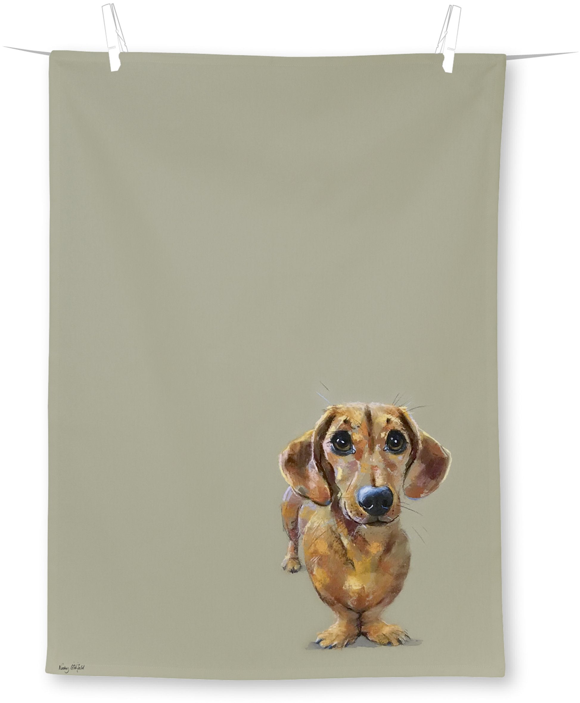 Geschirrtuch DOG BUDDY linen (70cmx50cm)