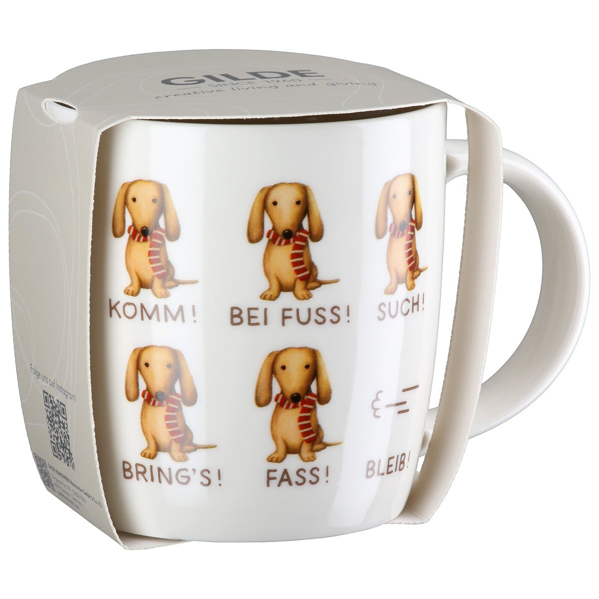 Tasse "Frieda mit Kommandos" 380ml