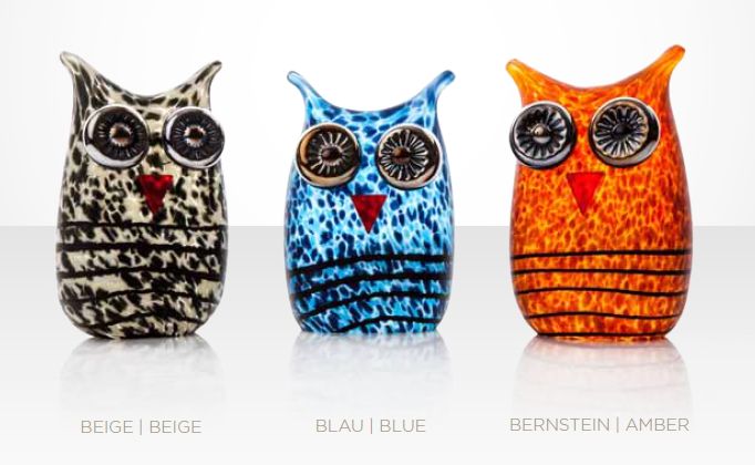 Briefbeschwerer MINI OWL beige