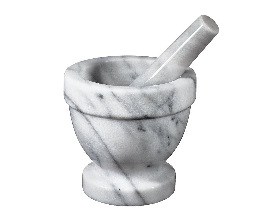 Mörser Marmor, Fuß 12 cm Mörser Marmor, Fuß 12 cm