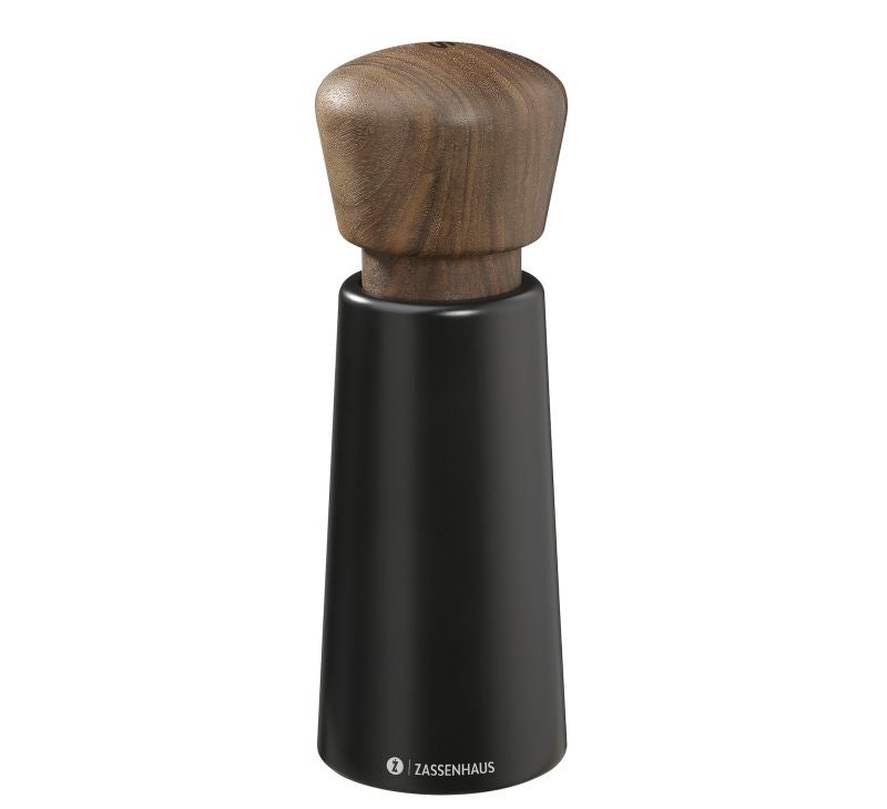 Salzmühle 18cm schwarz/Nussbaum - NORDERNEY Salzmühle 18cm schwarz/Nussbaum - NORDERNEY