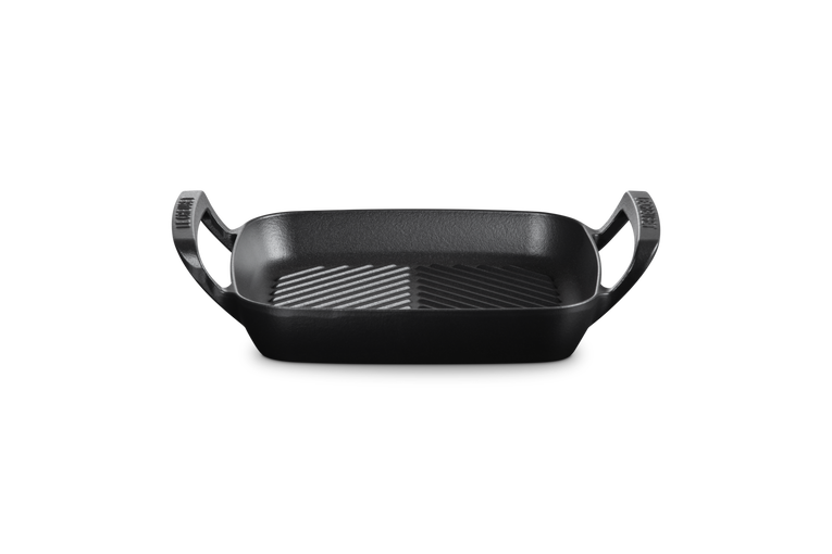 BBQ Outdoor Grillpfanne quadratisch 26 cm Schwarz Matt