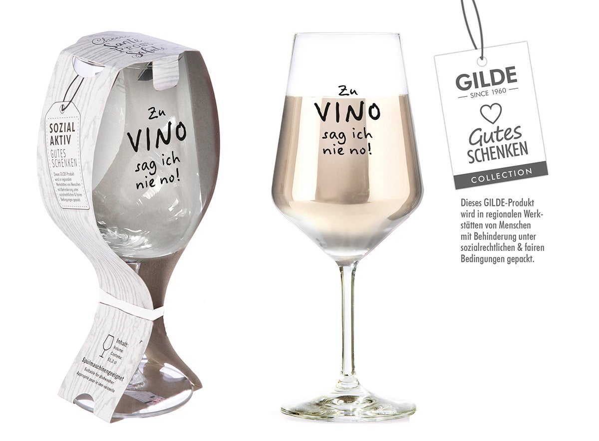 Weinglas Nr. 17 "Zu Vino sag ich nie no"