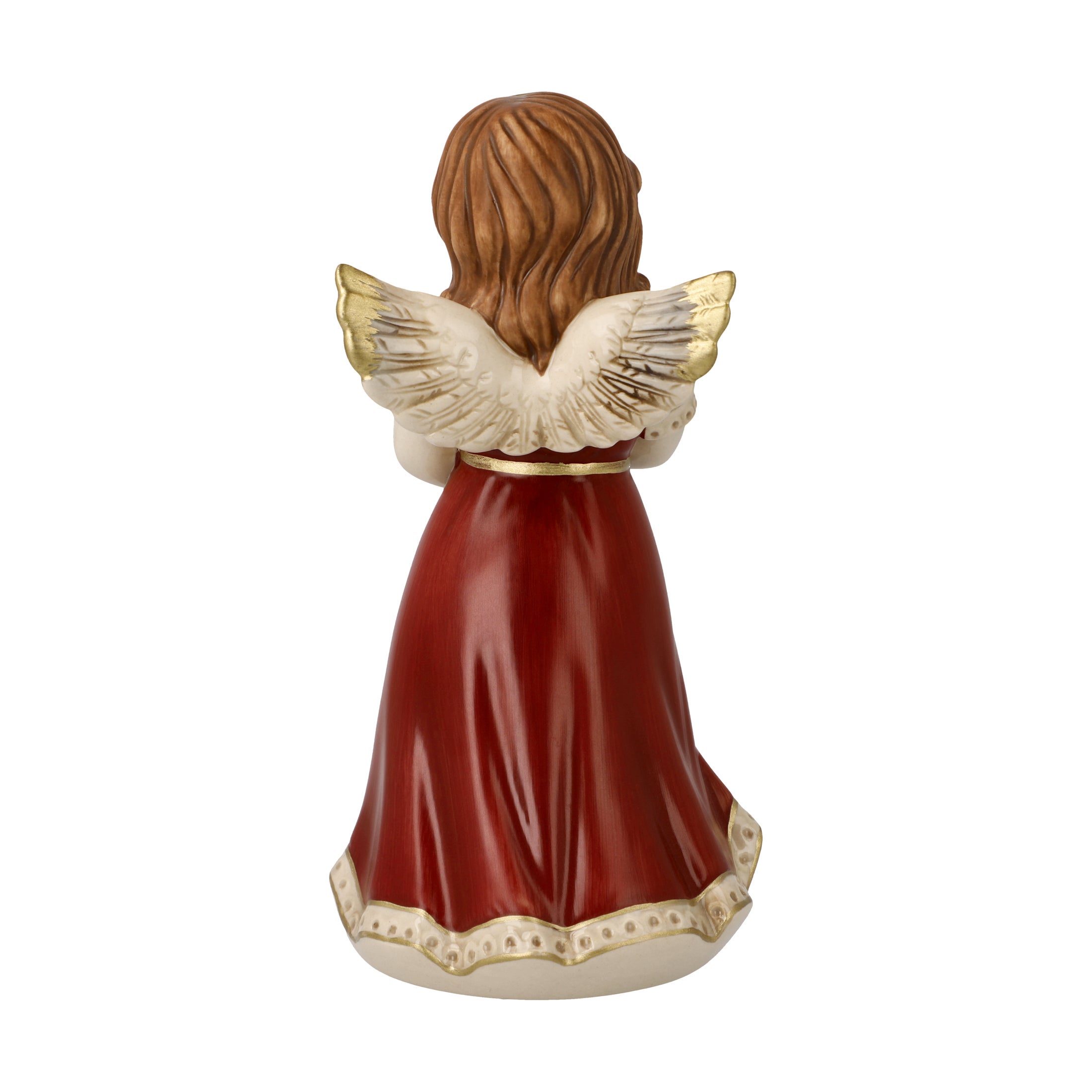 Engel "Herzenswärme" 15cm (Bordeaux)