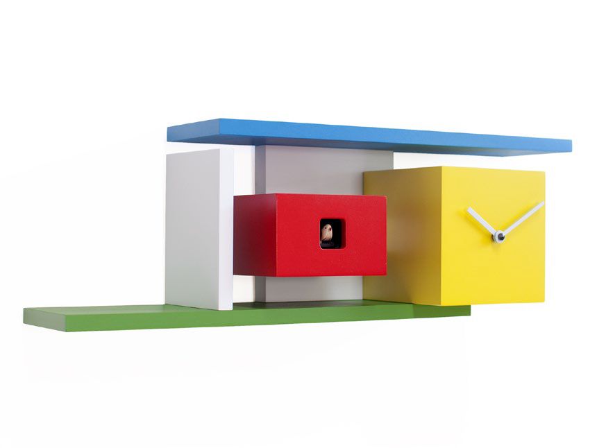 Wand- / Standuhr MIES bunt (Barbero Design) 2. Wahl