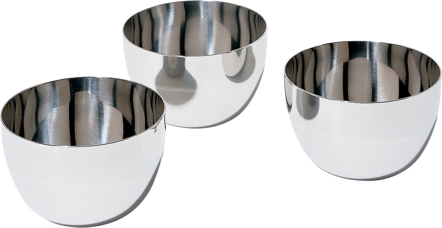ALESSI 3er-Set Edelstahlschalen für Drehkarussell "MAMI" ALESSI 3er-Set Edelstahlschalen für Drehkarussell "MAMI"