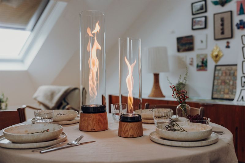 Tischfeuer PIN air 900 Eiche