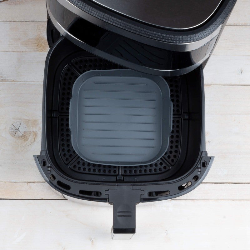 Heißluftfritteusen-Einsatz S 2er Set iron grey Silikon