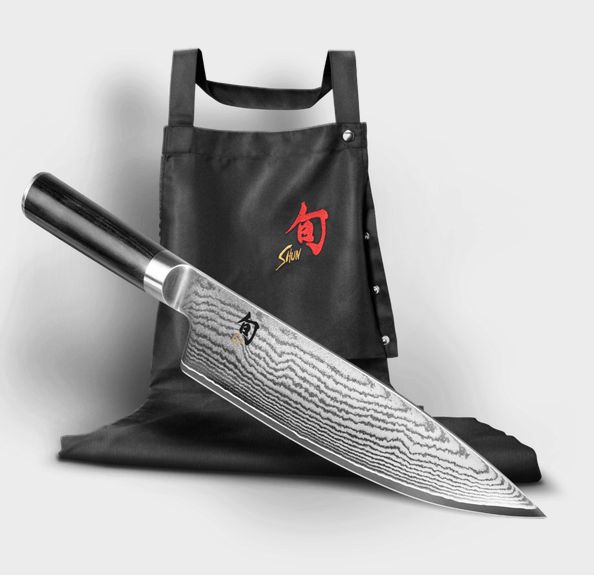 SHUN 2er-Set Kochmesser 8" (20,0 cm) & Kochschürze