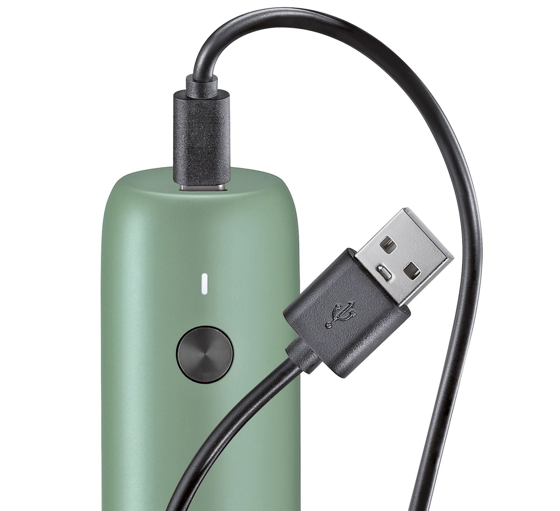 Pfeffermühle KÖLN USB elektrisch 14 cm grün