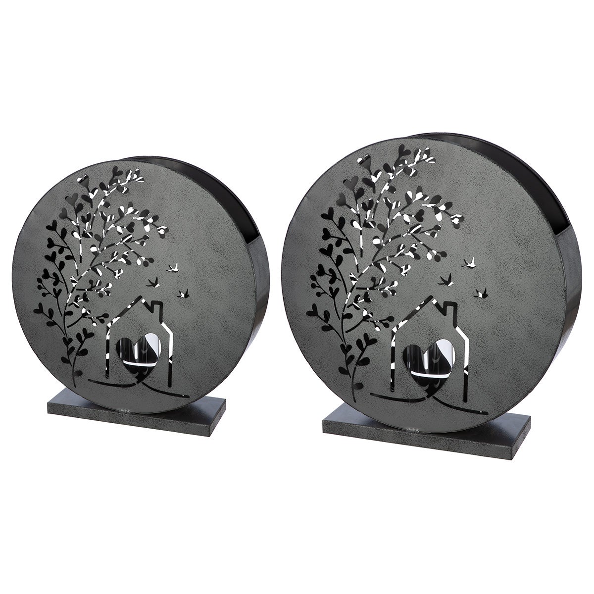 Windlicht "Heart at home" 38,5cm (Metall)